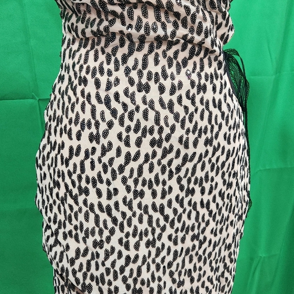 Sequined lace wiggle bodycon strapless dress size large brand new pinup - Picture 14 of 16